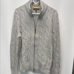 Banana republic full zipper men’s cardigan/wool size medium